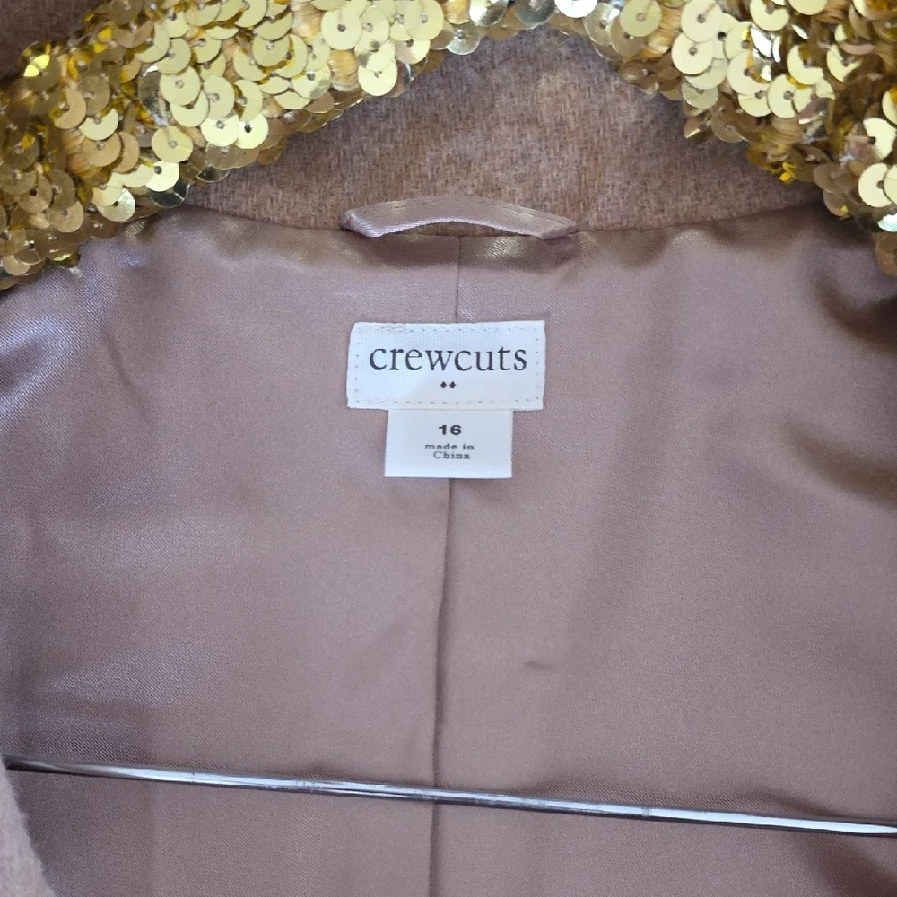 Crewcuts Tan Girls Cape Coat - Picture 3 of 4